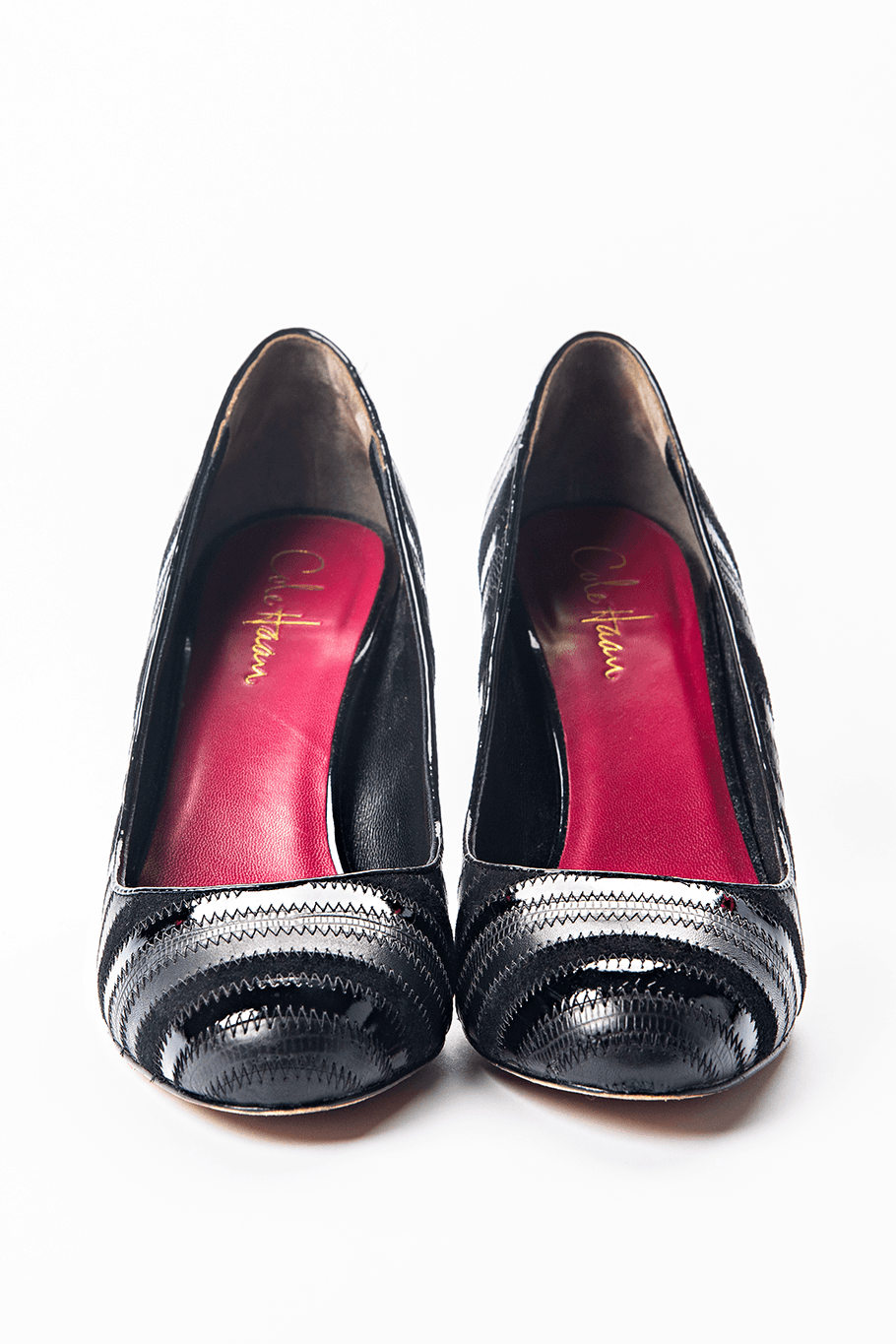 Cole Haan Nike Air Black Patent Leather Pumps