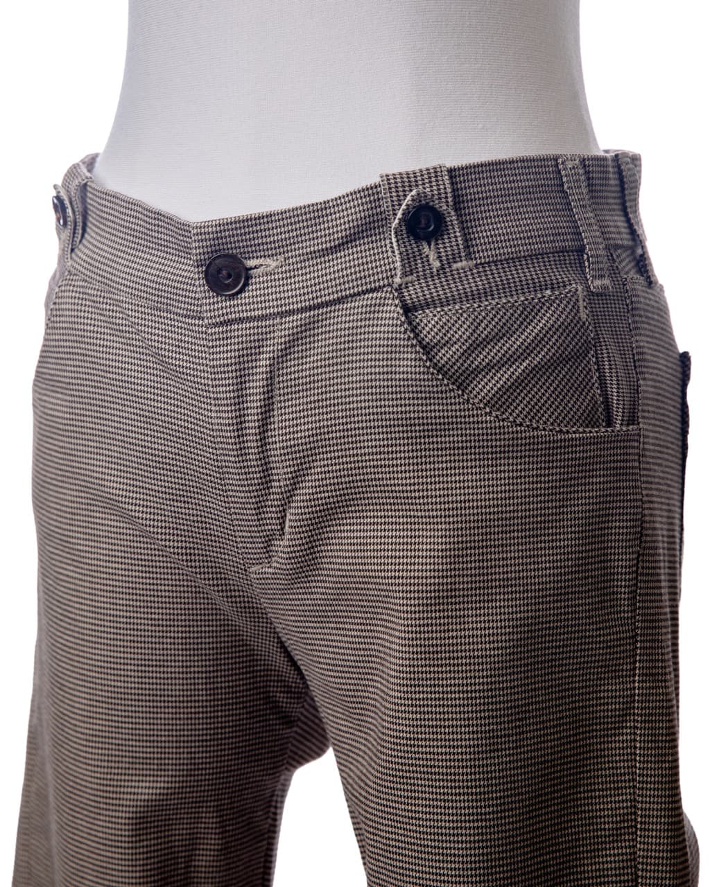 Citizens of Humanity Houndstooth Wide-Leg Trouser Jeans