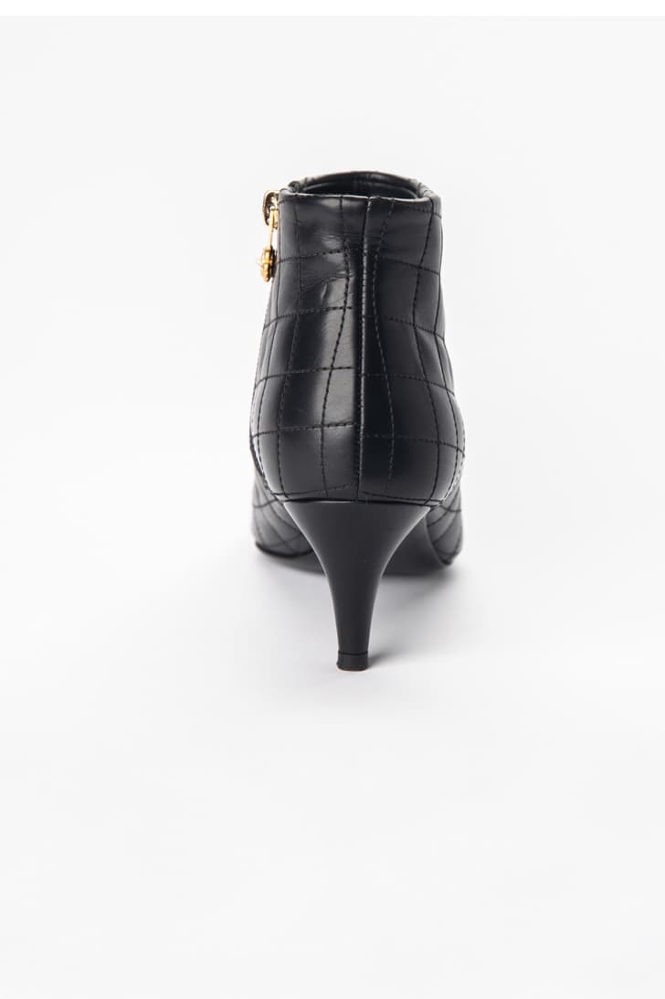 CHANEL Quilted Lambskin Ankle Booties | Authenticated