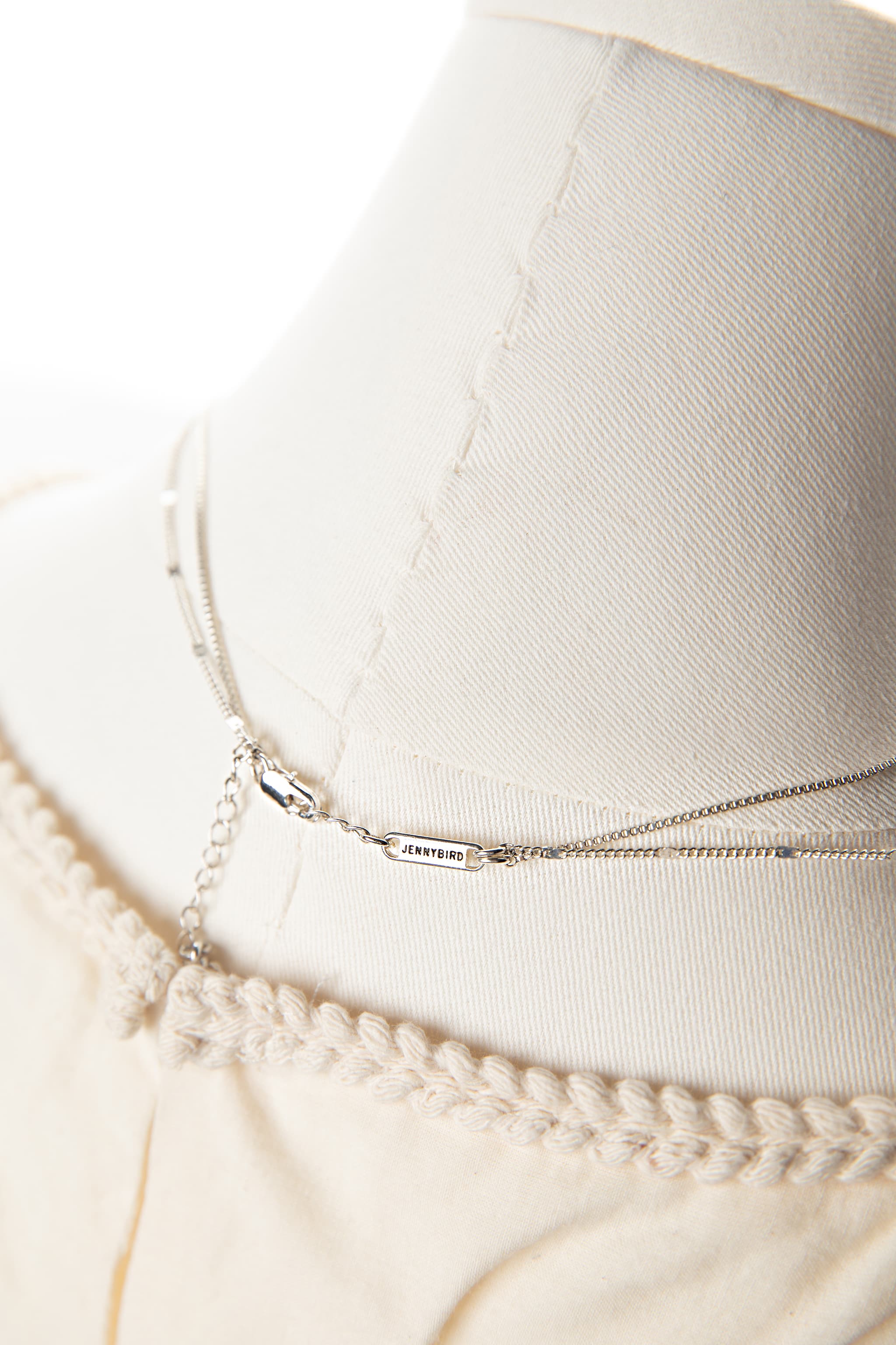 Jenny Bird Silver Layered Pendant Necklace