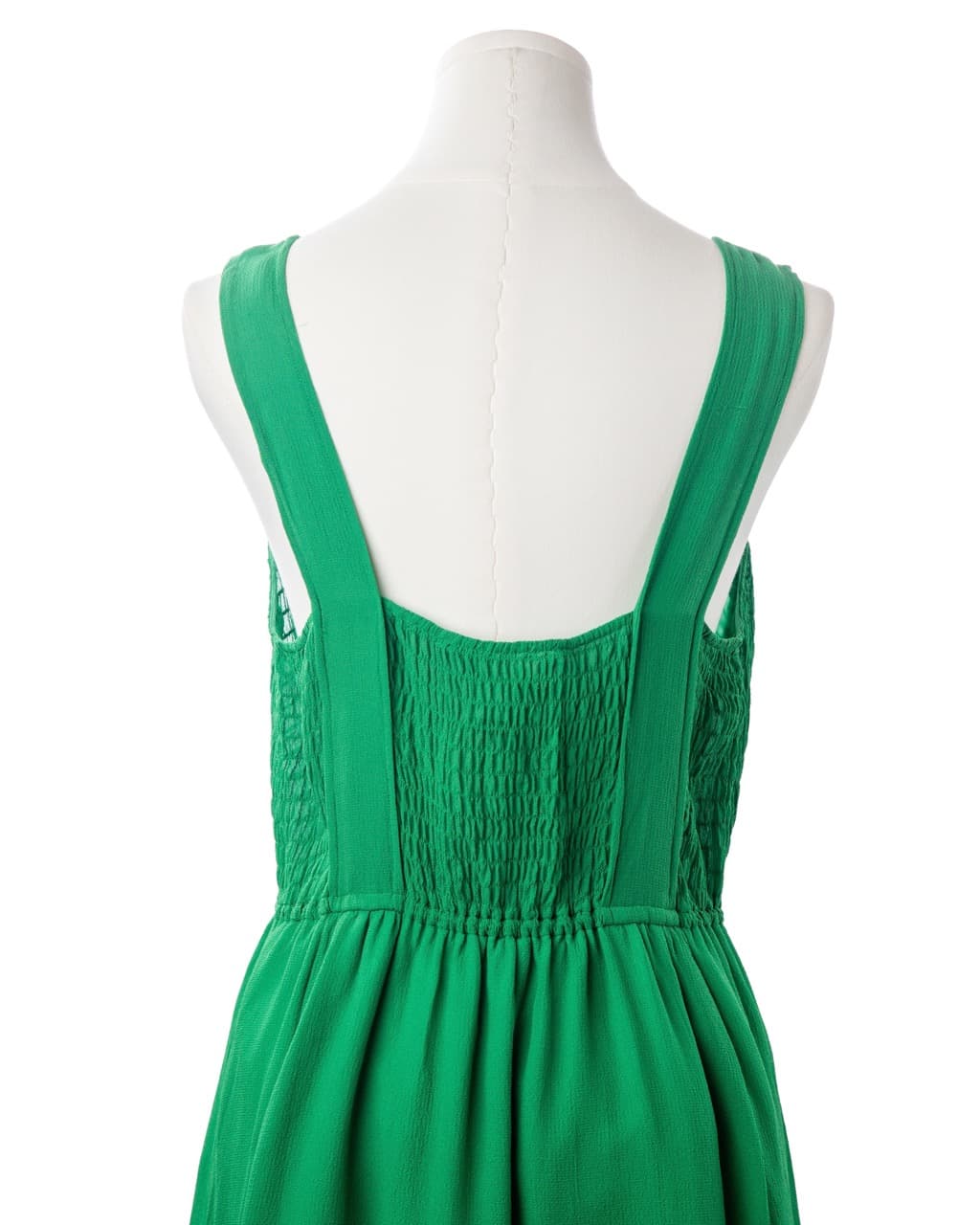 Marc by Marc Jacobs Emerald Silk Textured Sleeveless Dress