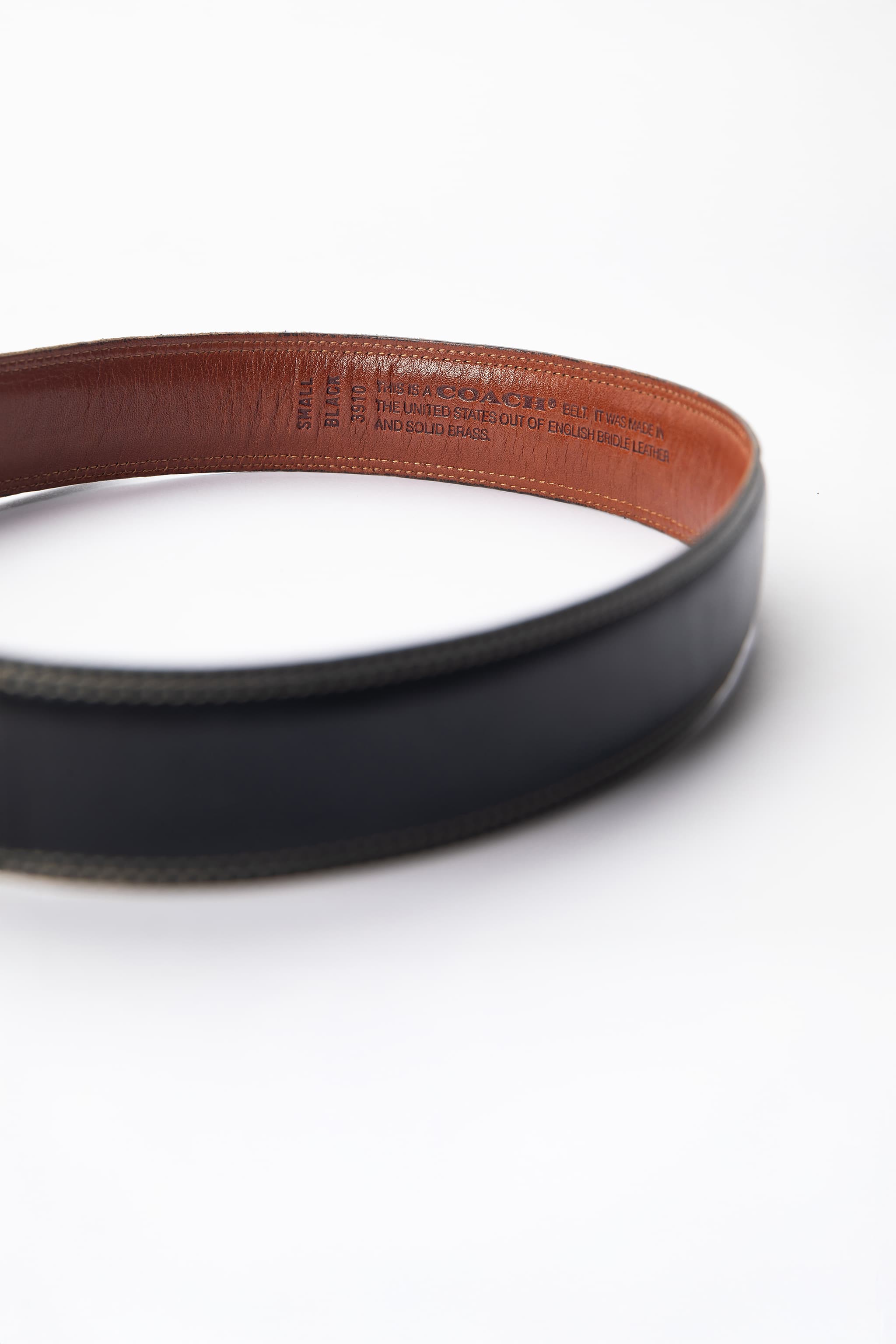 Vintage Coach English Bridle Leather Belt