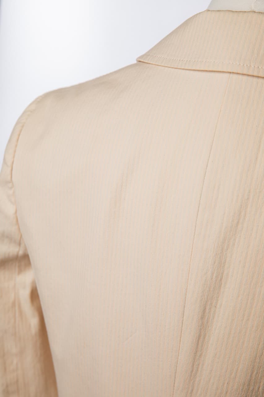 Theory Soft Ivory Textured Patch Pocket Blazer
