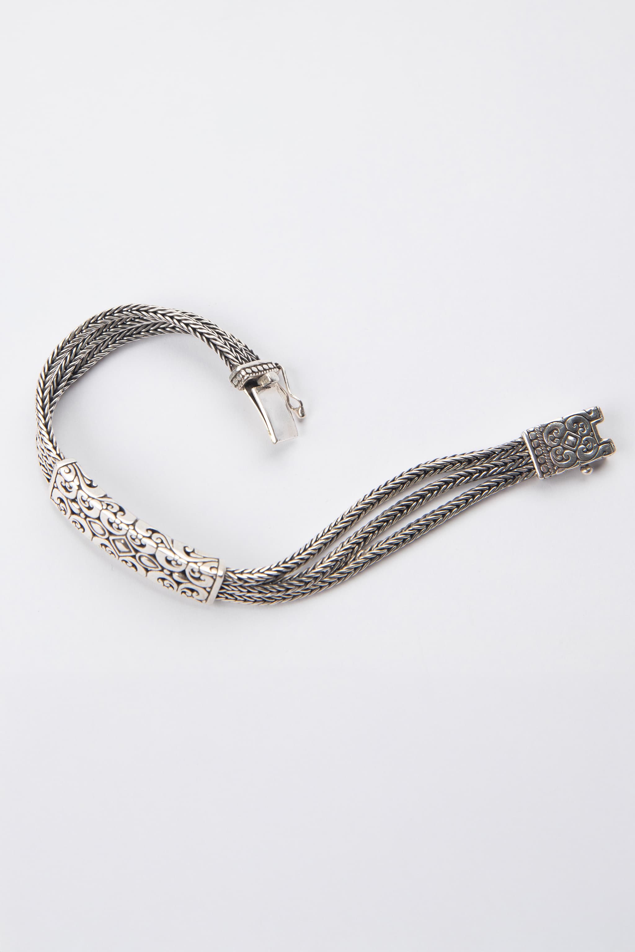 Balinese Sterling Silver Multi-Strand Bracelet