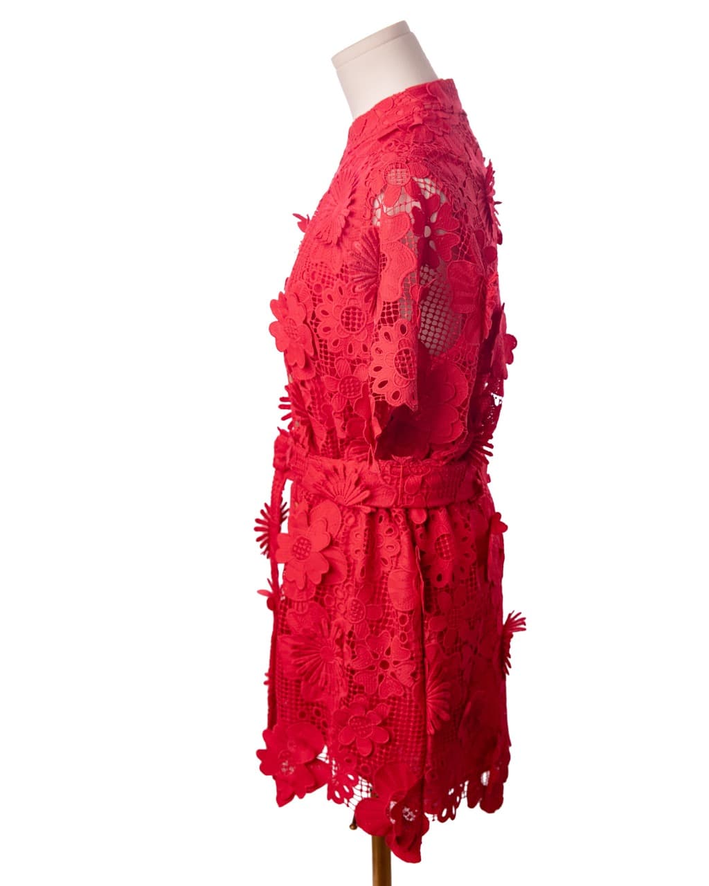 J.Marie Seraphina Floral Lace Belted Romper