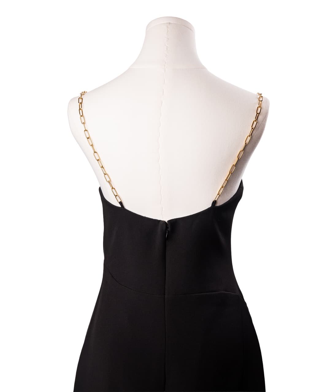 HALSTON Draped Chain Strap Cocktail Dress | New Without Tags