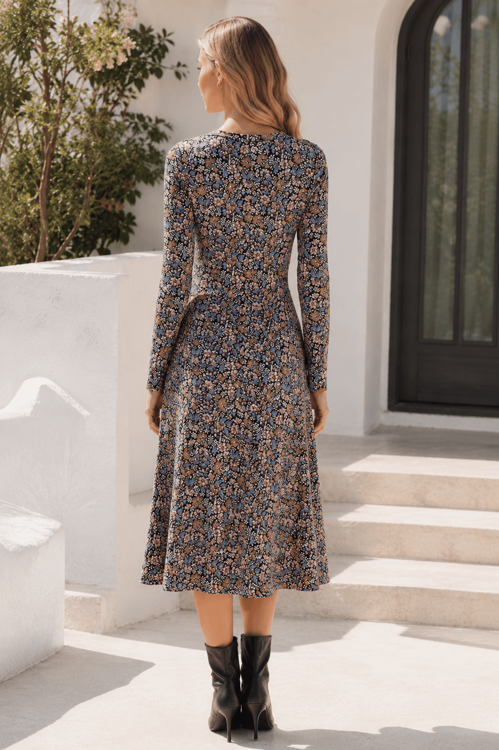 Veronica Beard Gale Floral Ruched Midi Dress