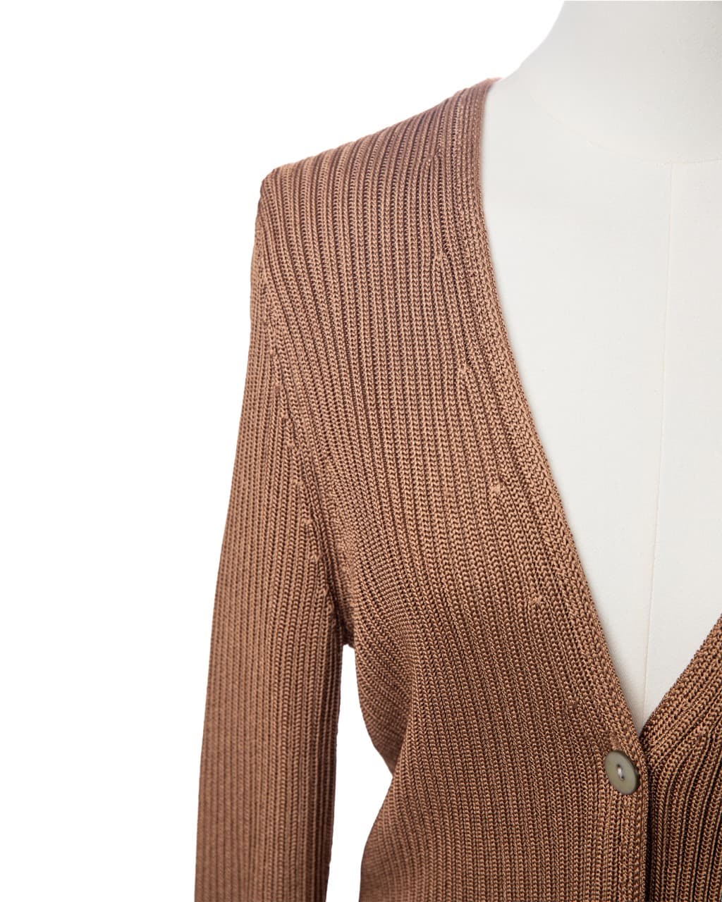 Vince Ribbed Knit Cardigan
