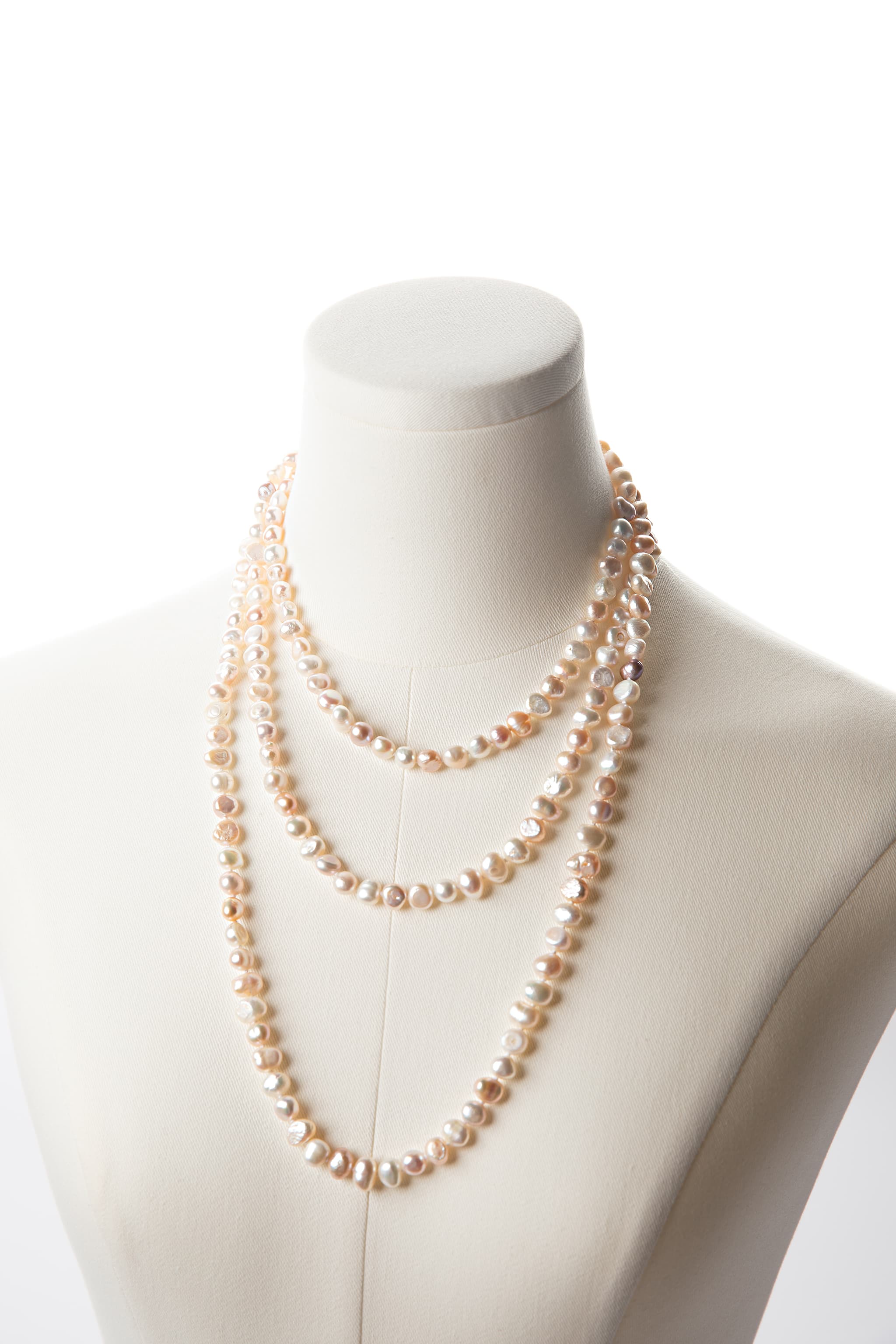 Blush Baroque Freshwater Pearl Convertible Necklace
