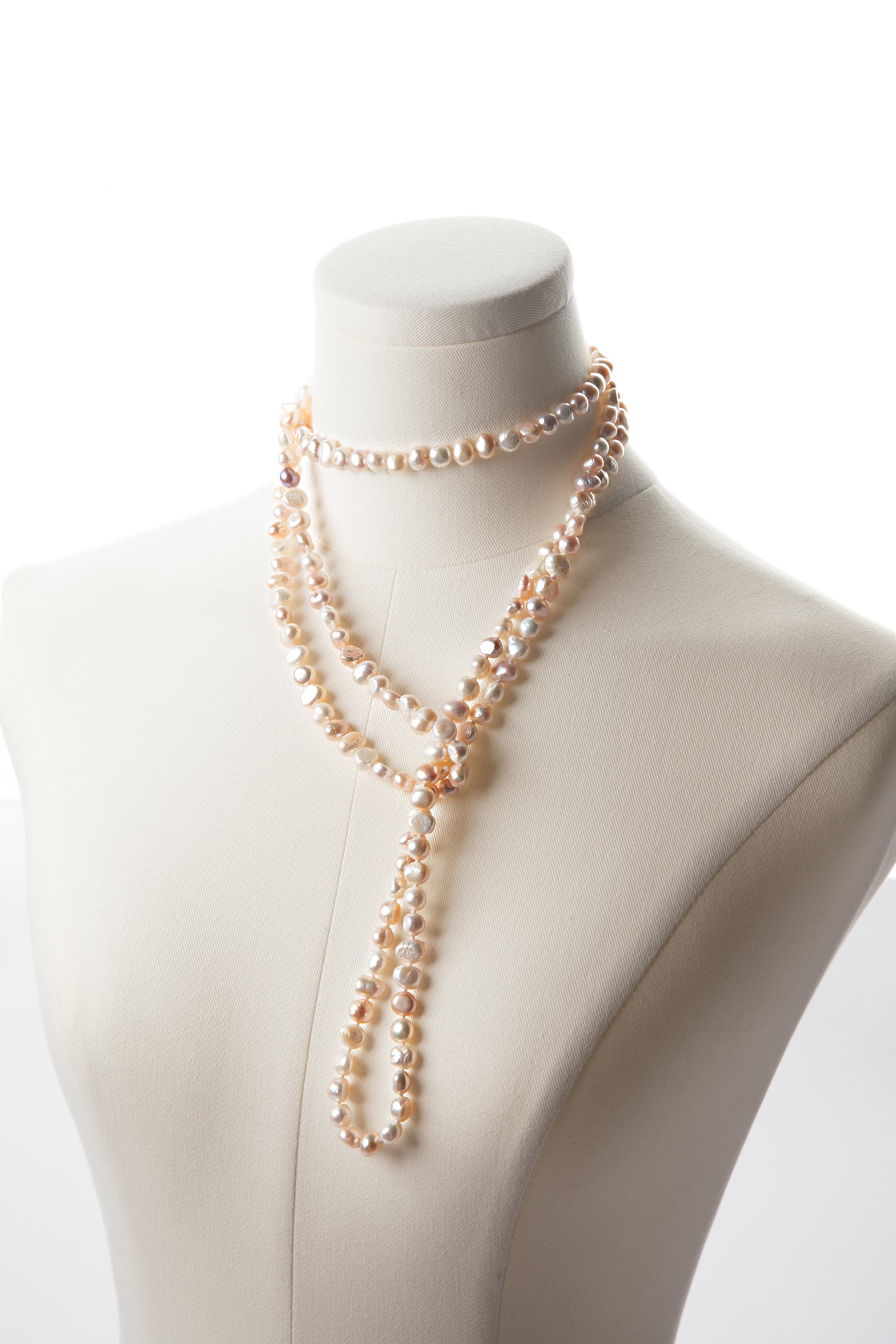 Blush Baroque Freshwater Pearl Convertible Necklace