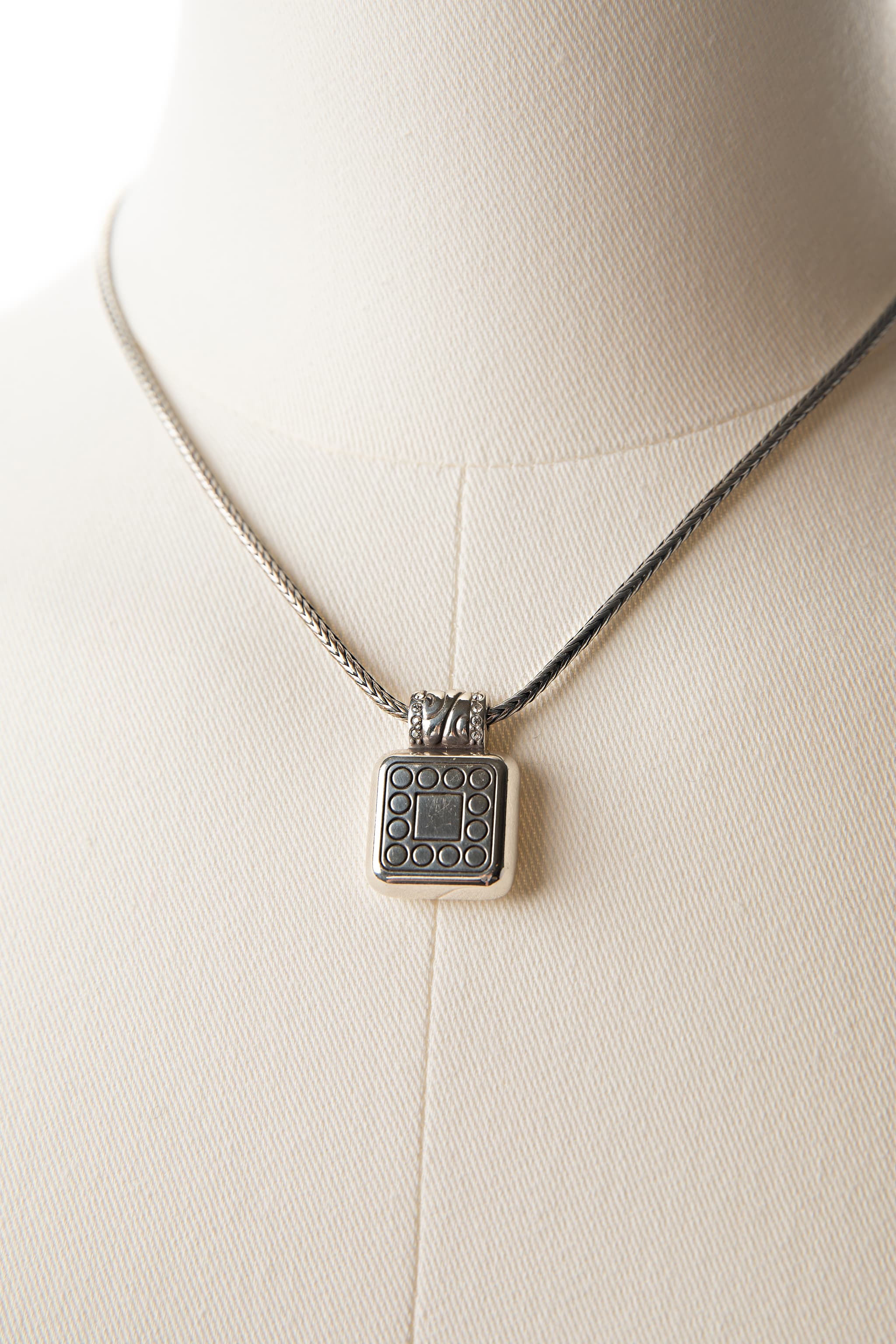 Brighton Reversible Mixed Metal Pendant Necklace