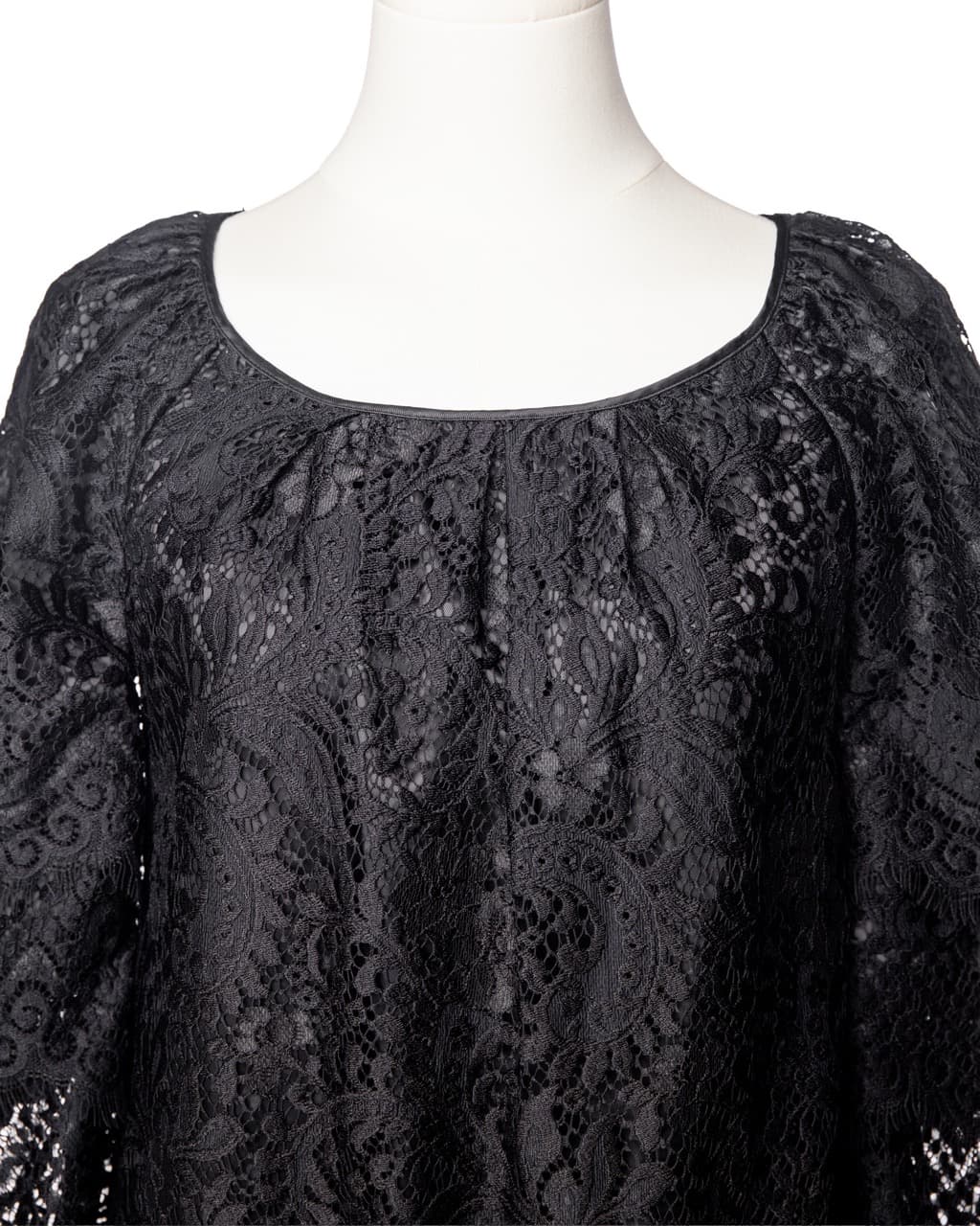 Leifsdottir Black Lace Shift Dress