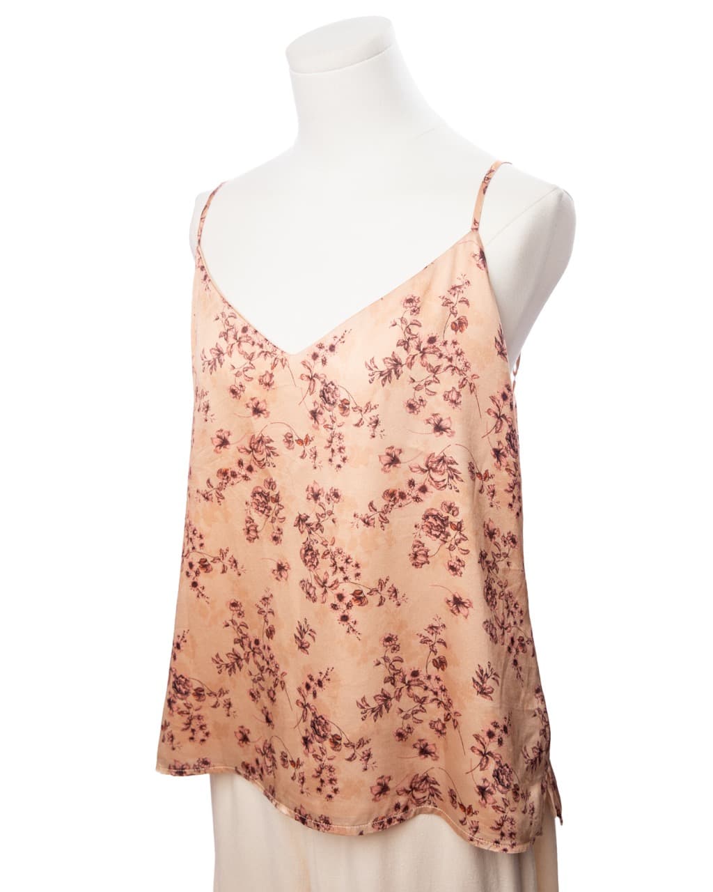 L'Agence Silk Floral Camisole