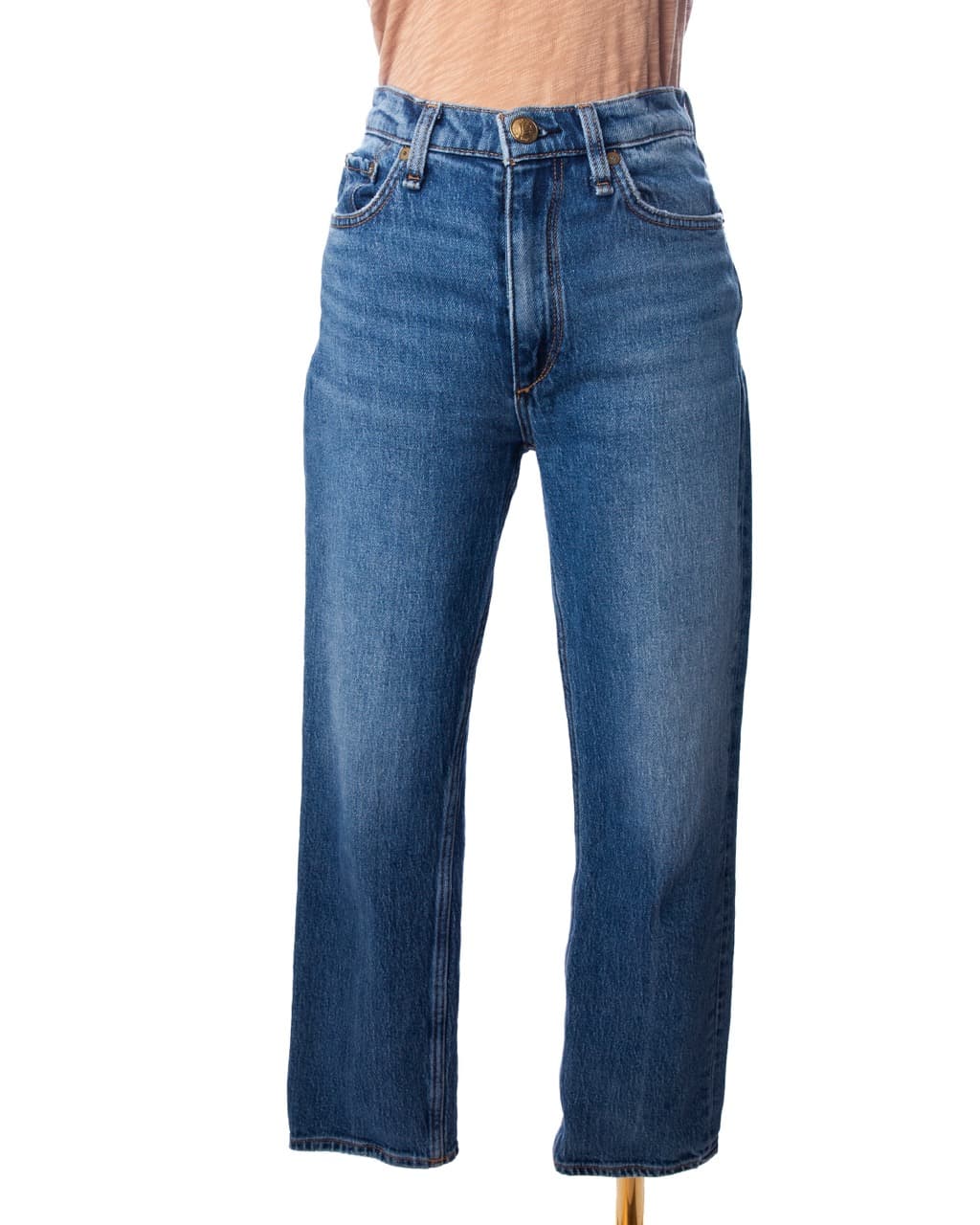 Rag & Bone Wren High-Rise Slim Straight Jeans