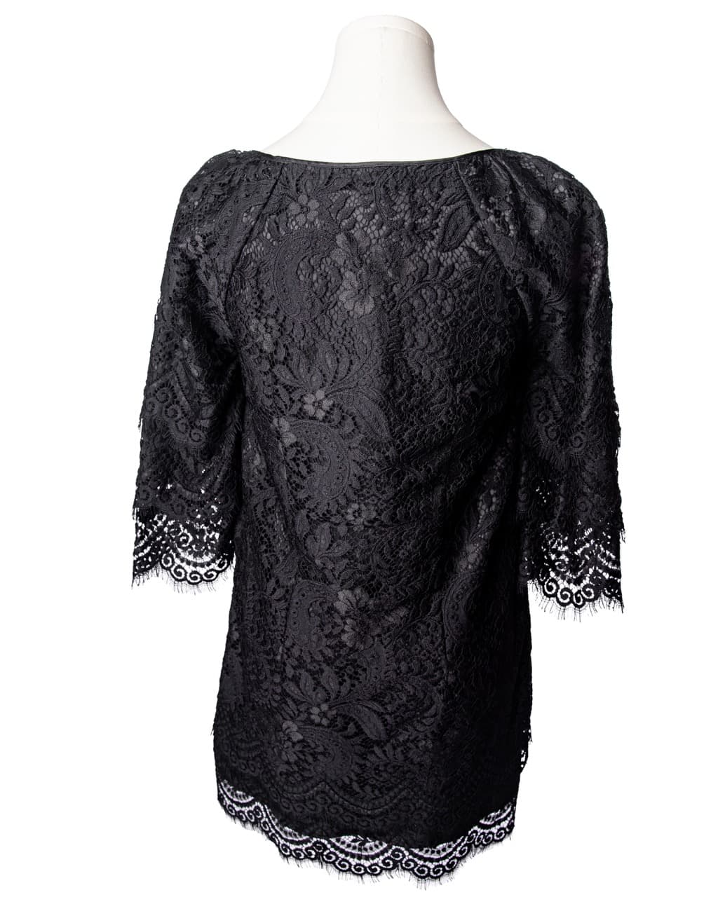 Leifsdottir Black Lace Shift Dress