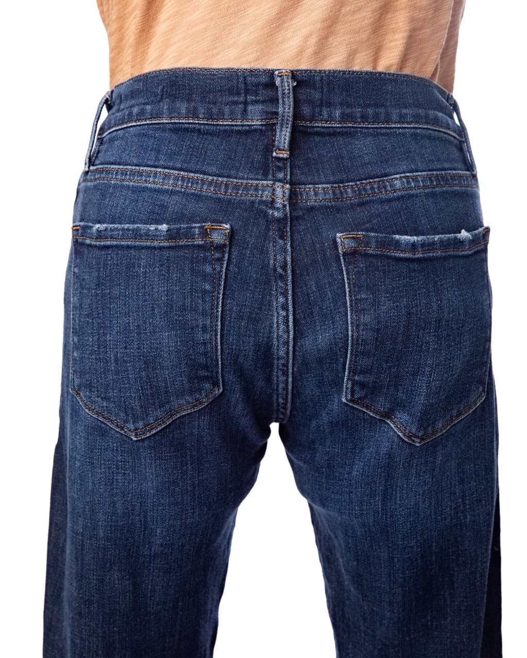 FRAME Le Garçon Crop Distressed Straight-Leg Jeans