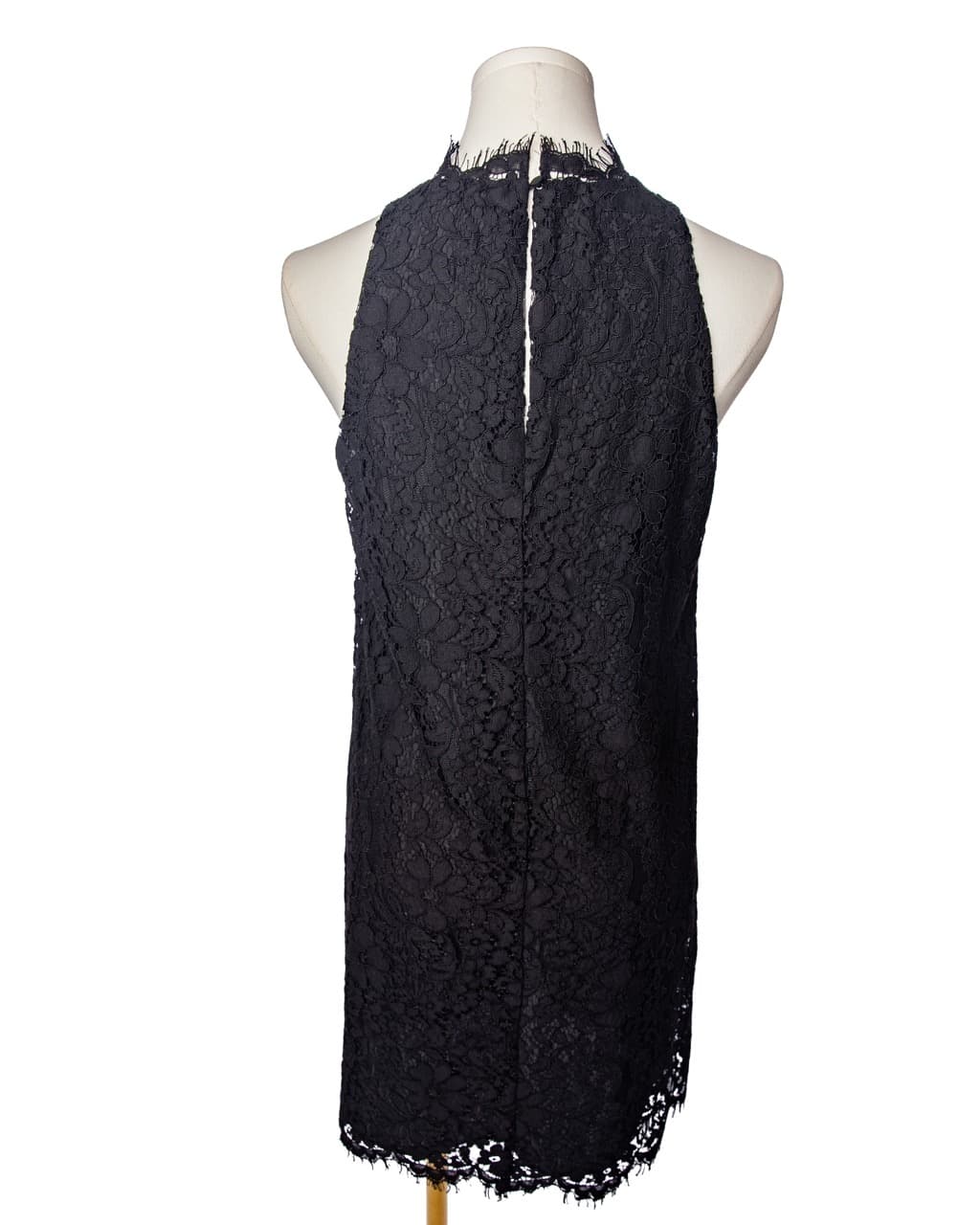 Joie Black Lace Halter Shift Dress