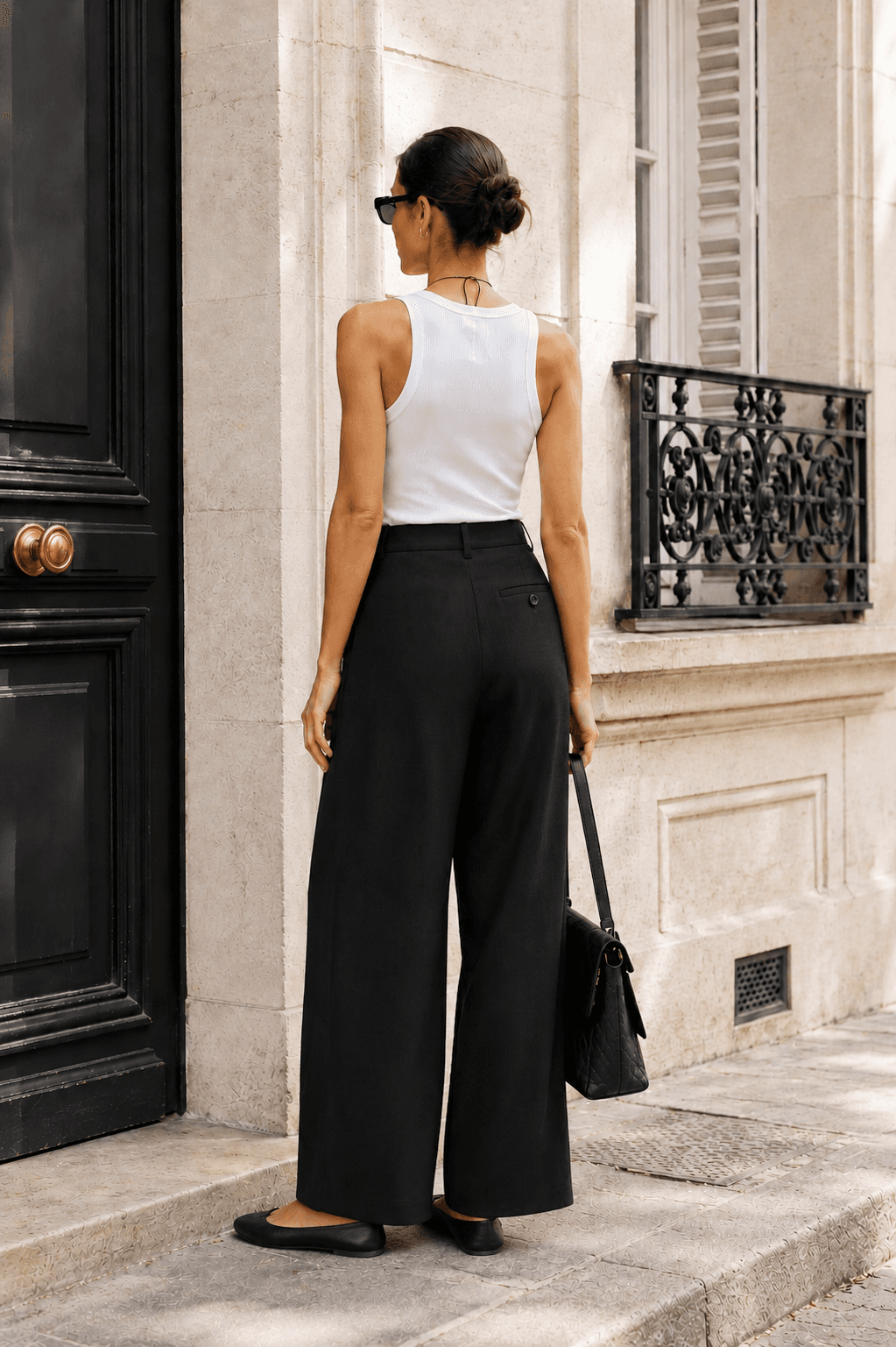 DISSH Easton Black Wide Leg Linen Pant – New With Tags